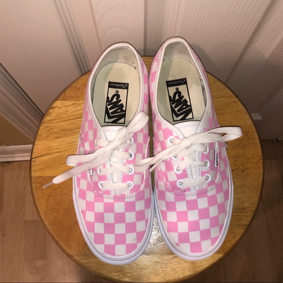 Vans Shoes - Custom checkered vans